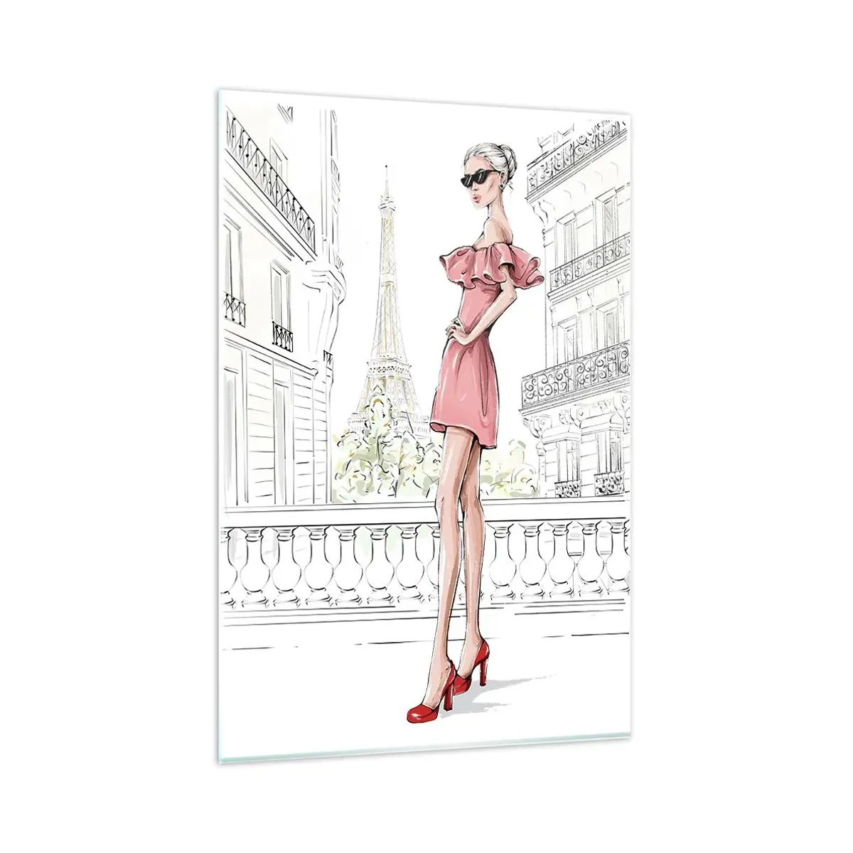 Schilderen op glas - Mode kunst - 80x120 cm