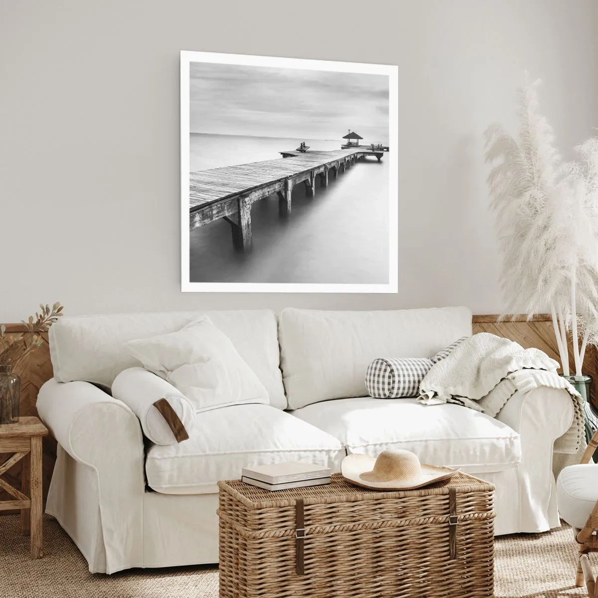 Poster - In de verte - 40x40 cm