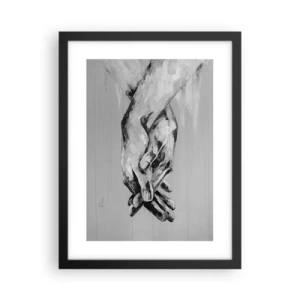 Poster in een zwarte lijst - Begin… - 30x40 cm