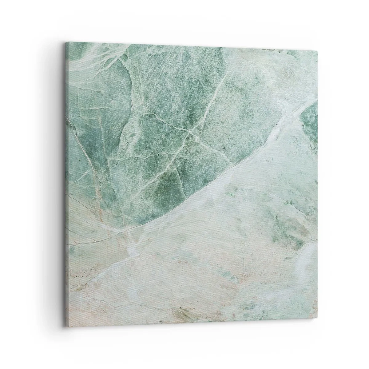 Schilderen op canvas - De nobele kou van steen - 50x50 cm