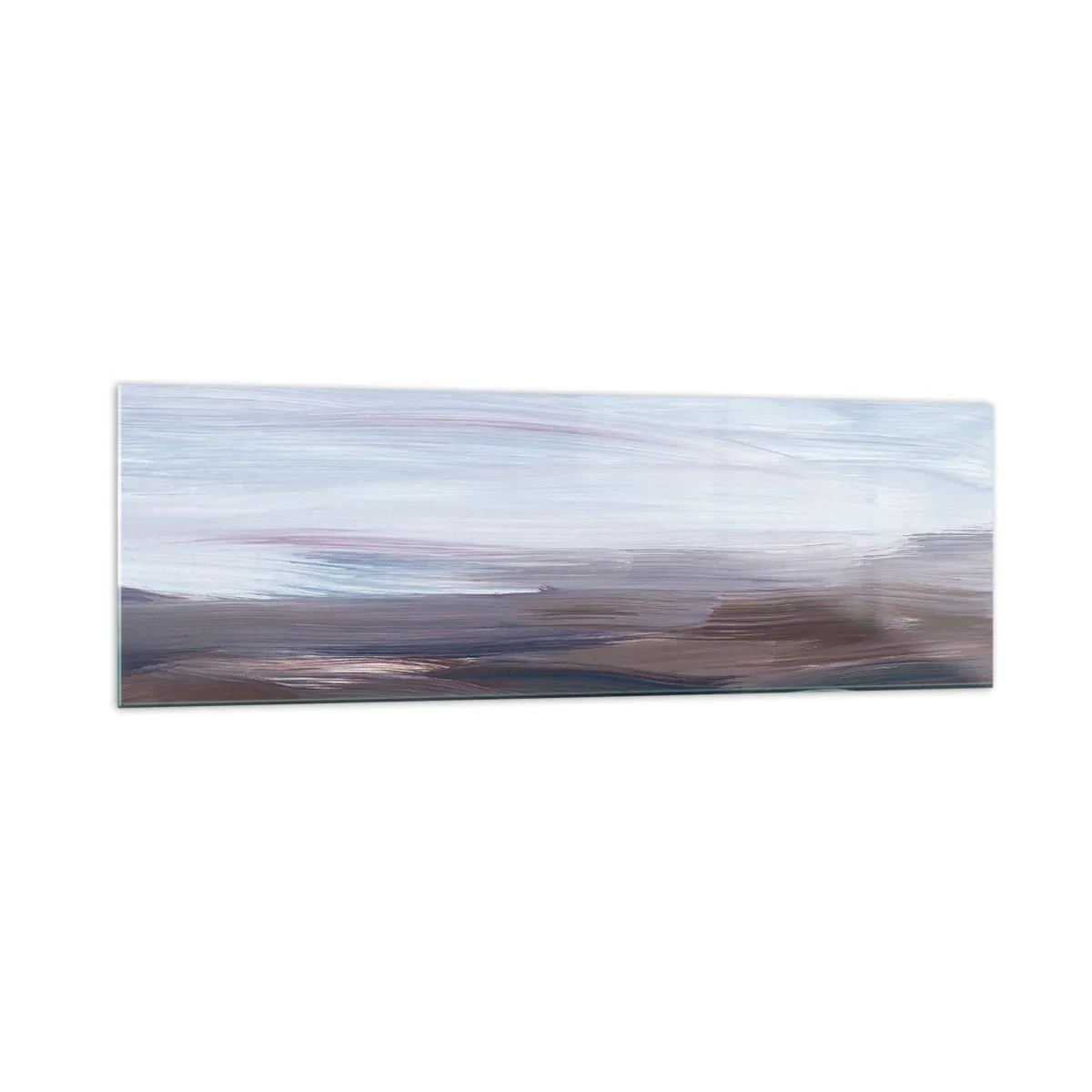 Schilderen op glas - Elementen: water - 160x50 cm