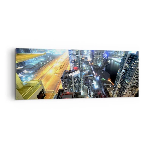 Schilderen op canvas - Een wonder in de woestijn - 140x50 cm