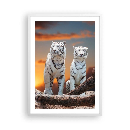 Poster in een witte lijst - Net als in Narnia - 50x70 cm