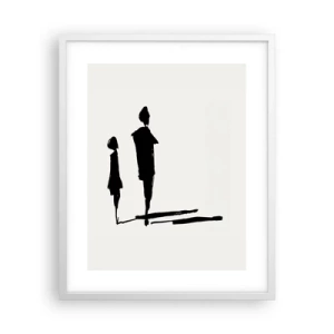 Poster in een witte lijst - Zeker samen? - 40x50 cm