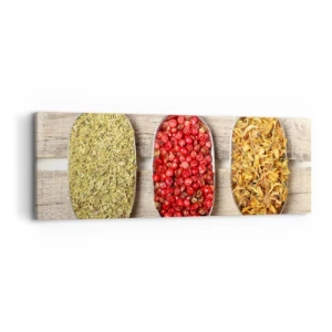 Schilderen op canvas - Keuken magie - 90x30 cm