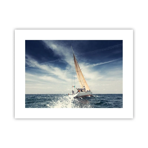 Poster - Ze halen ons niet in! - 40x30 cm