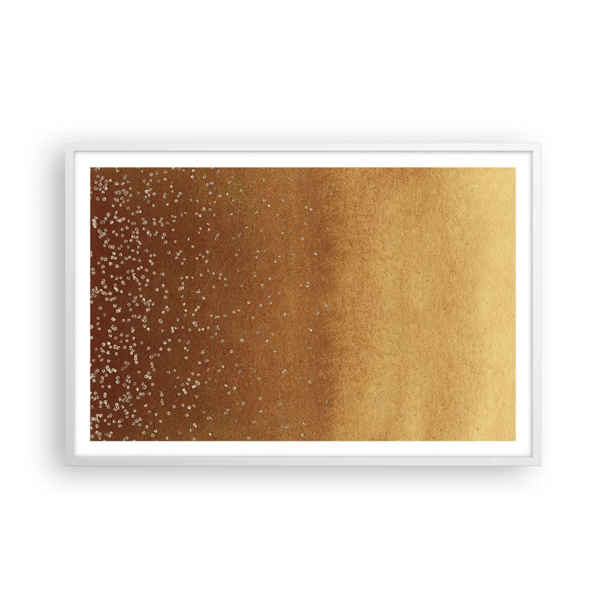 Poster in een witte lijst - De geboorte van het licht - 91x61 cm