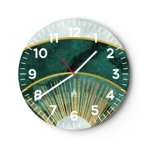 Wandklok - Klok - Een ander zonnestelsel - 40x40 cm