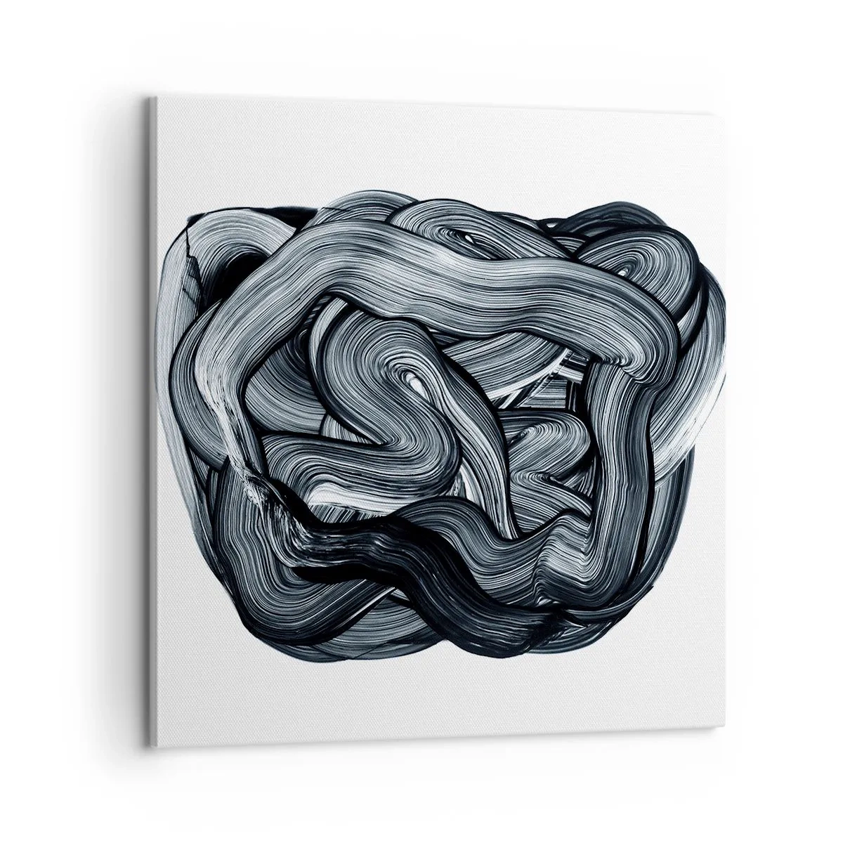 Schilderen op canvas - Het is niet zo eenvoudig - 60x60 cm