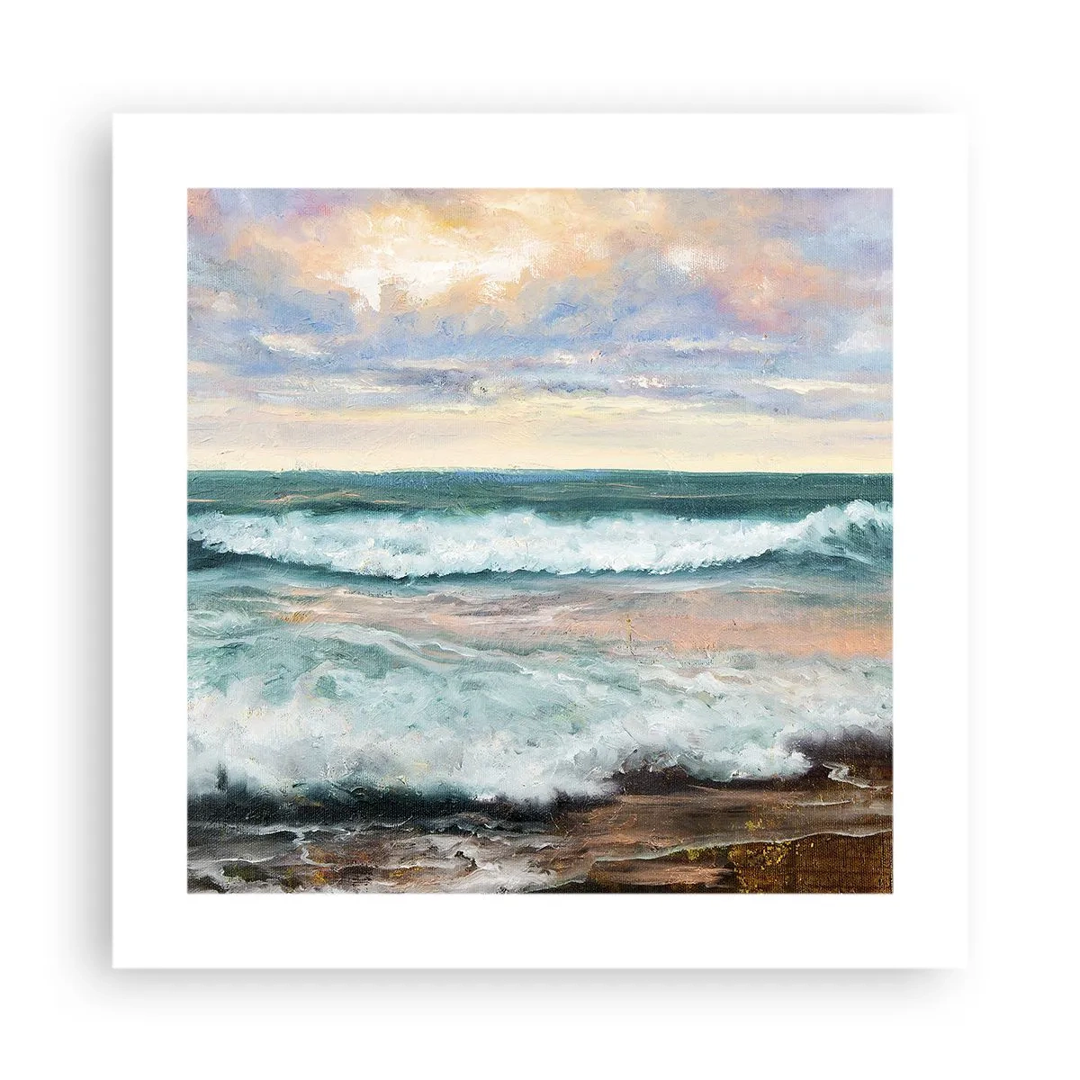 Poster - Hier maak je je ziel glad - 40x40 cm