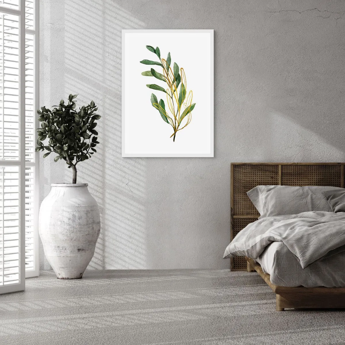 Poster in een witte lijst - Alles wat goed is - 30x40 cm