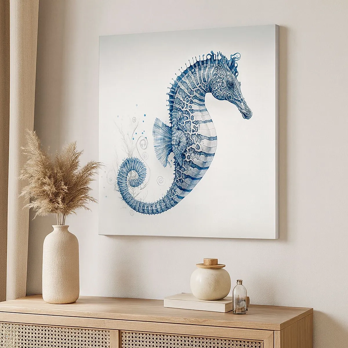 Schilderen op canvas - Een subtiele grap van de natuur - 30x30 cm