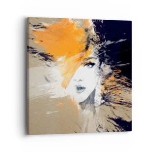 Schilderen op canvas - En er is licht - 40x40 cm