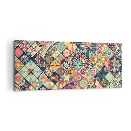 Schilderen op canvas - Marokkaanse sfeer - 100x40 cm