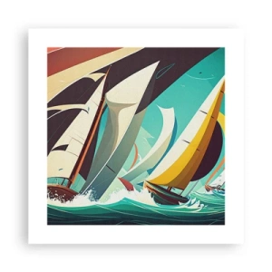 Poster - Met elementen als een broer - 40x40 cm