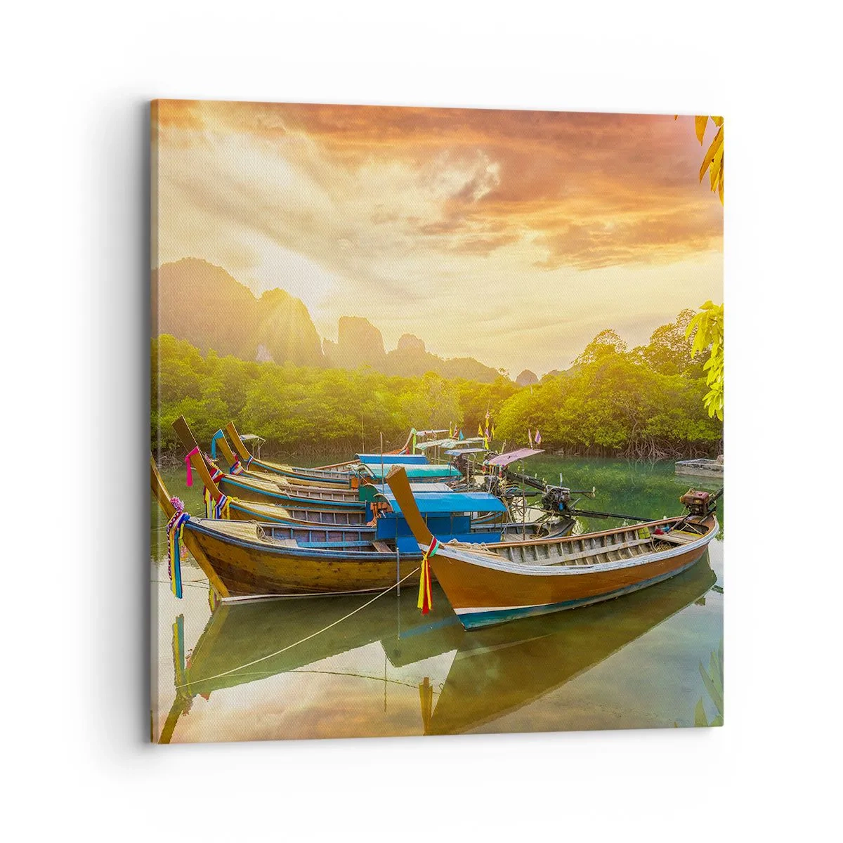 Schilderen op canvas - Voor een drukke dag - 70x70 cm