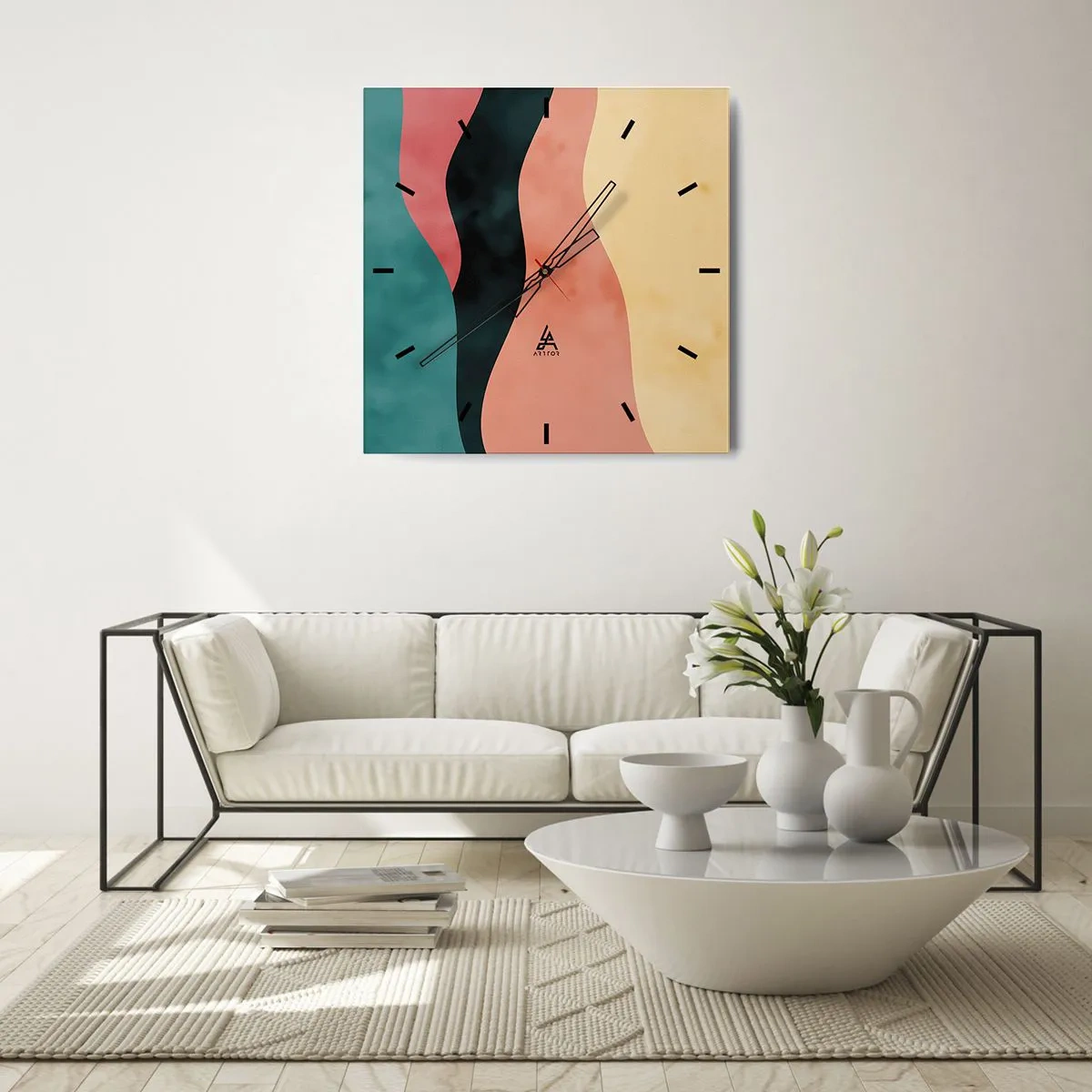 Wandklok - Klok - Conforme non-conformiteit - 30x30 cm