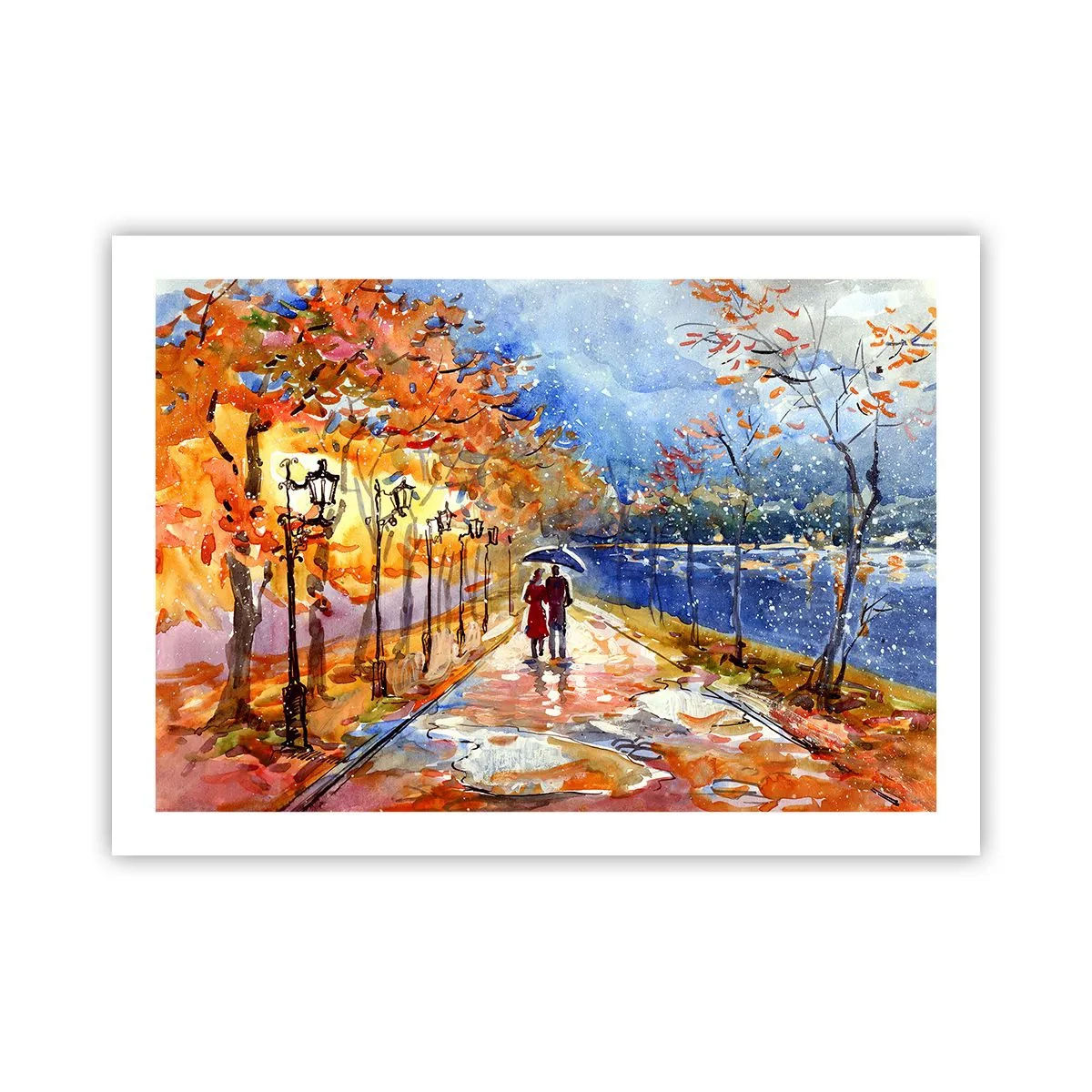 Poster - Samen tot de grens van de tijd - 70x50 cm