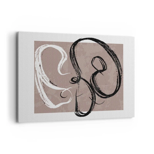 Schilderen op canvas - Compositie – de zoektocht naar volheid - 100x70 cm