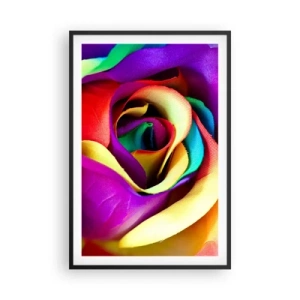 Poster in een zwarte lijst - Het is onmogelijk - 61x91 cm