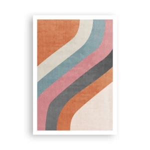 Poster - Diagonale compositie – beweging - 70x100 cm