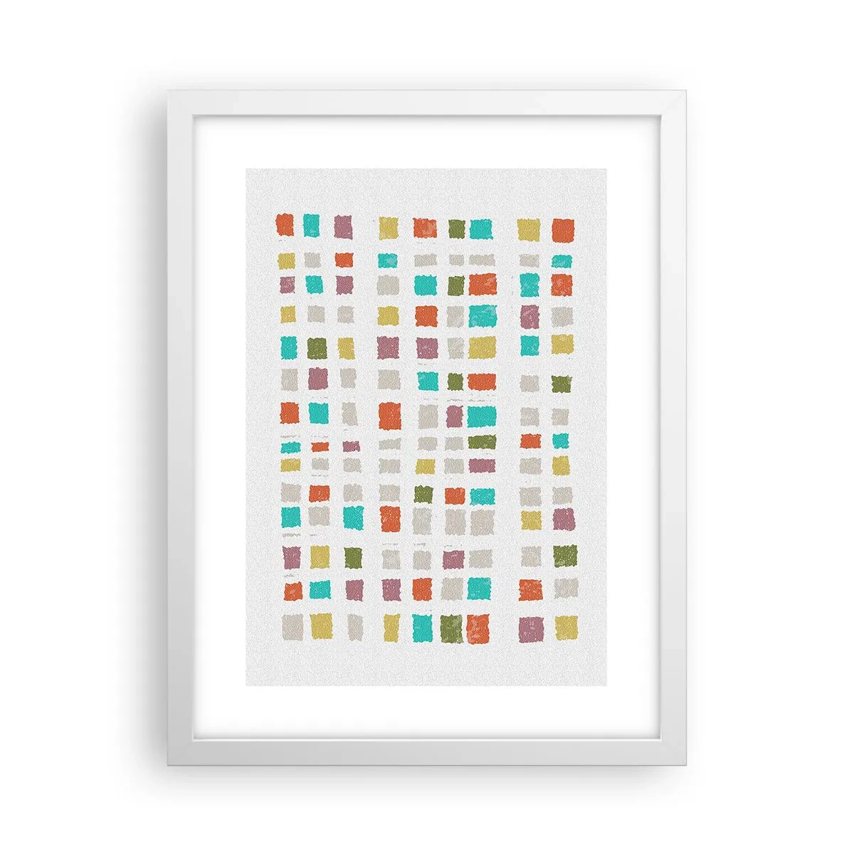 Poster in een witte lijst - Onbekend spel - 30x40 cm