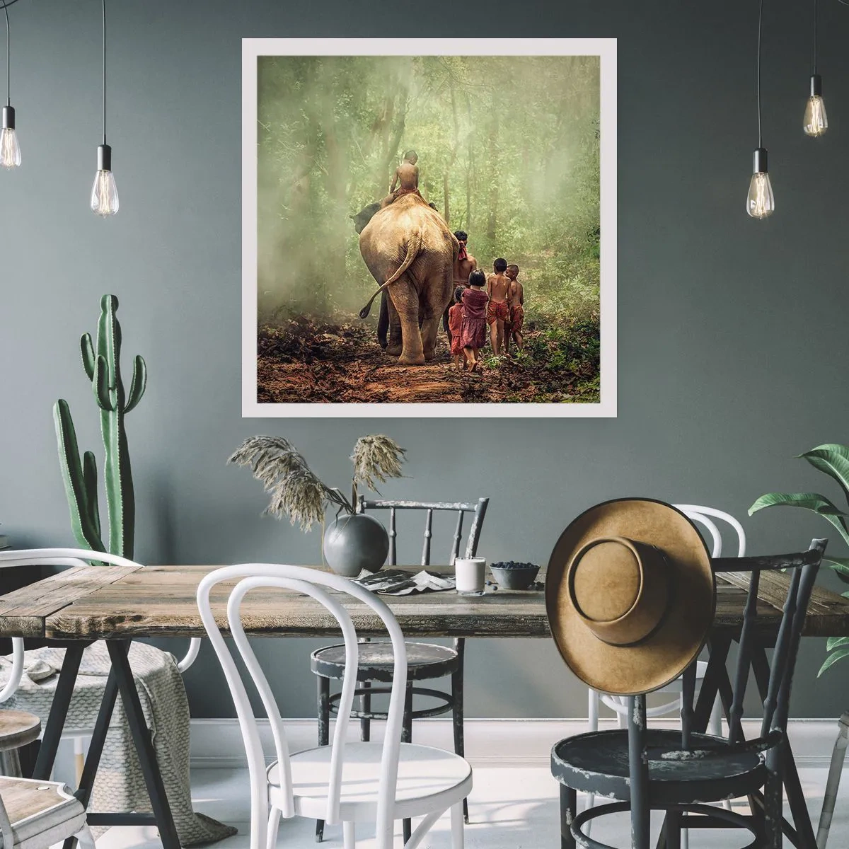 Poster - Nieuw Jungle Boek - 40x40 cm