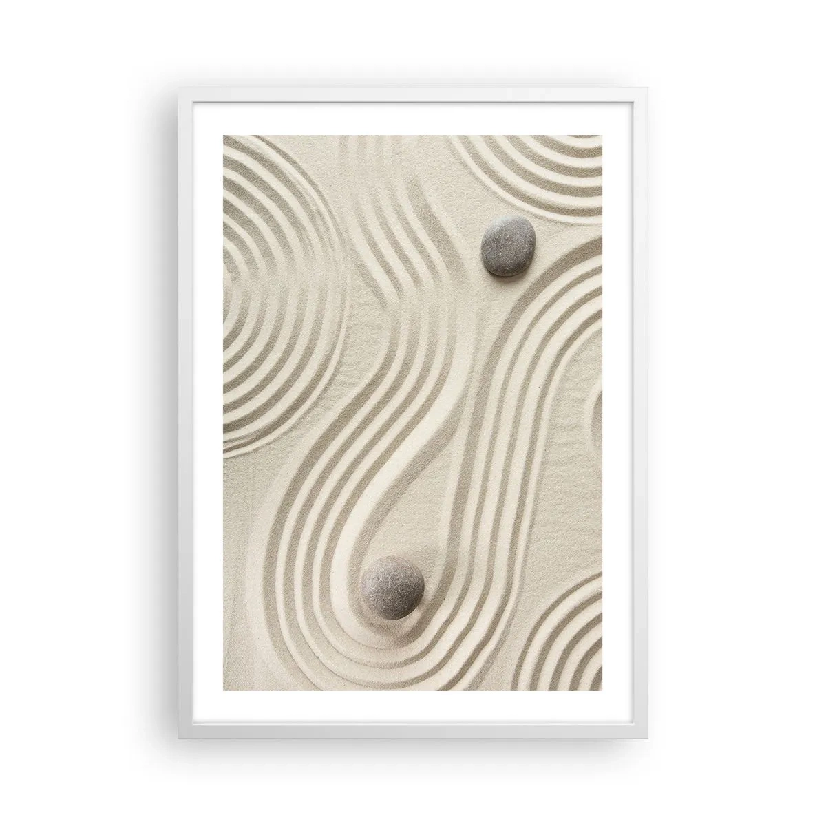 Poster in een witte lijst - Een vleugje warmte - 50x70 cm