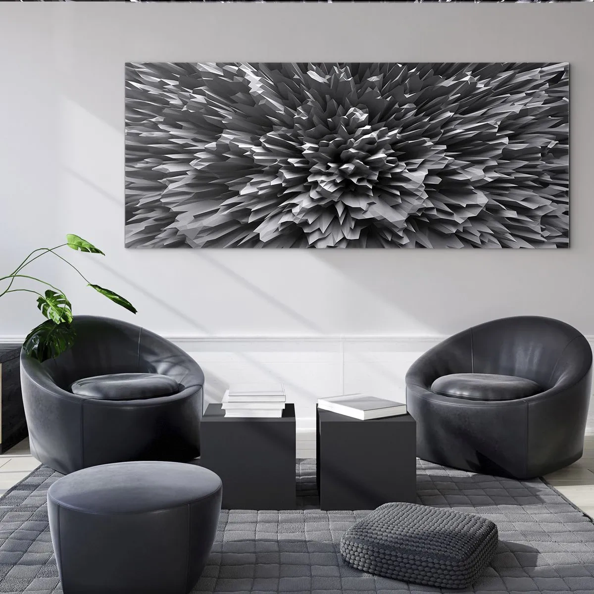 Schilderen op glas - Strikter kan het niet - 100x40 cm