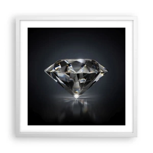 Poster in een witte lijst - Beste vriendinnen - 50x50 cm