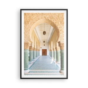 Poster in een zwarte lijst - Uit de verhalen van Scheherazade - 61x91 cm