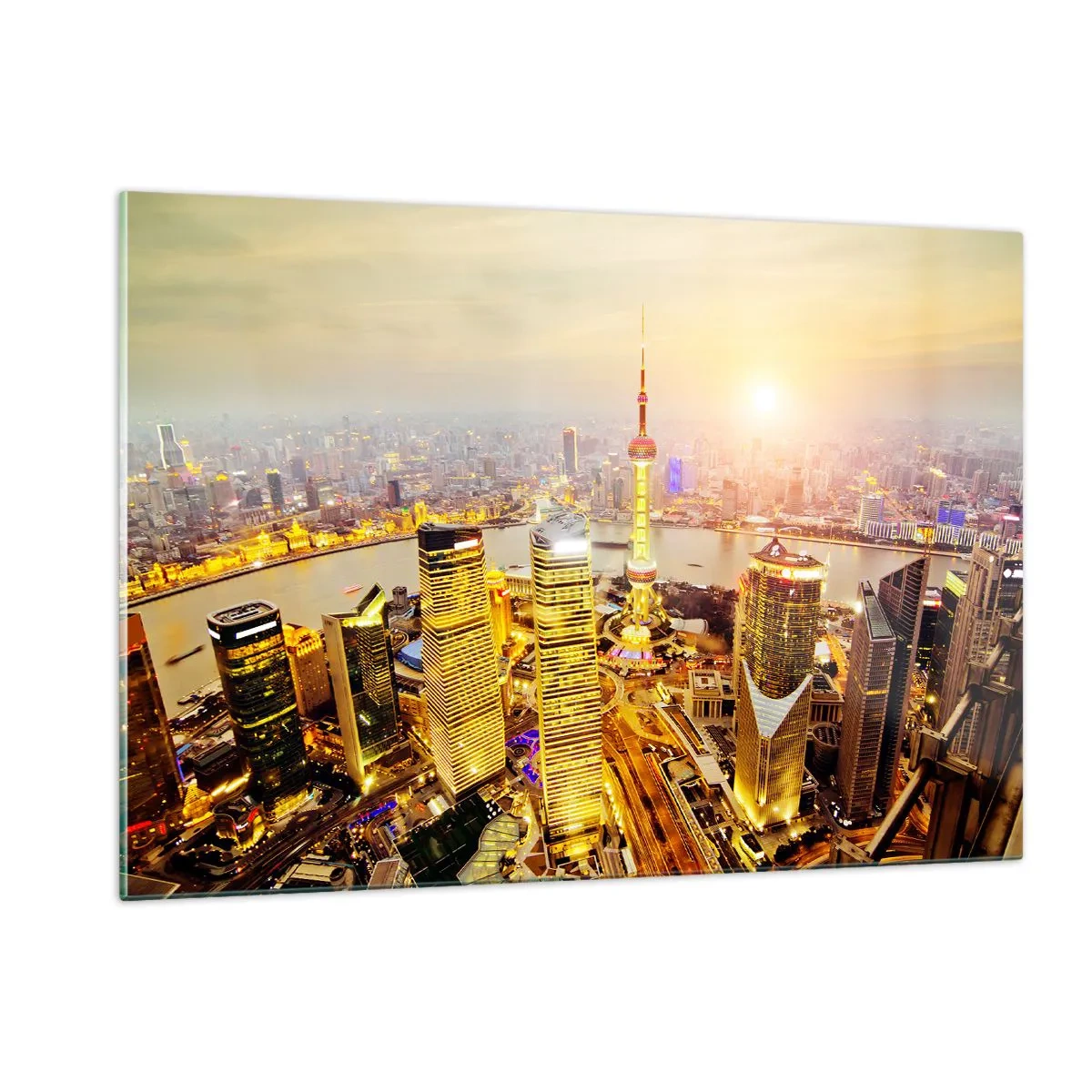 Schilderen op glas - Aziatische droom - 120x80 cm