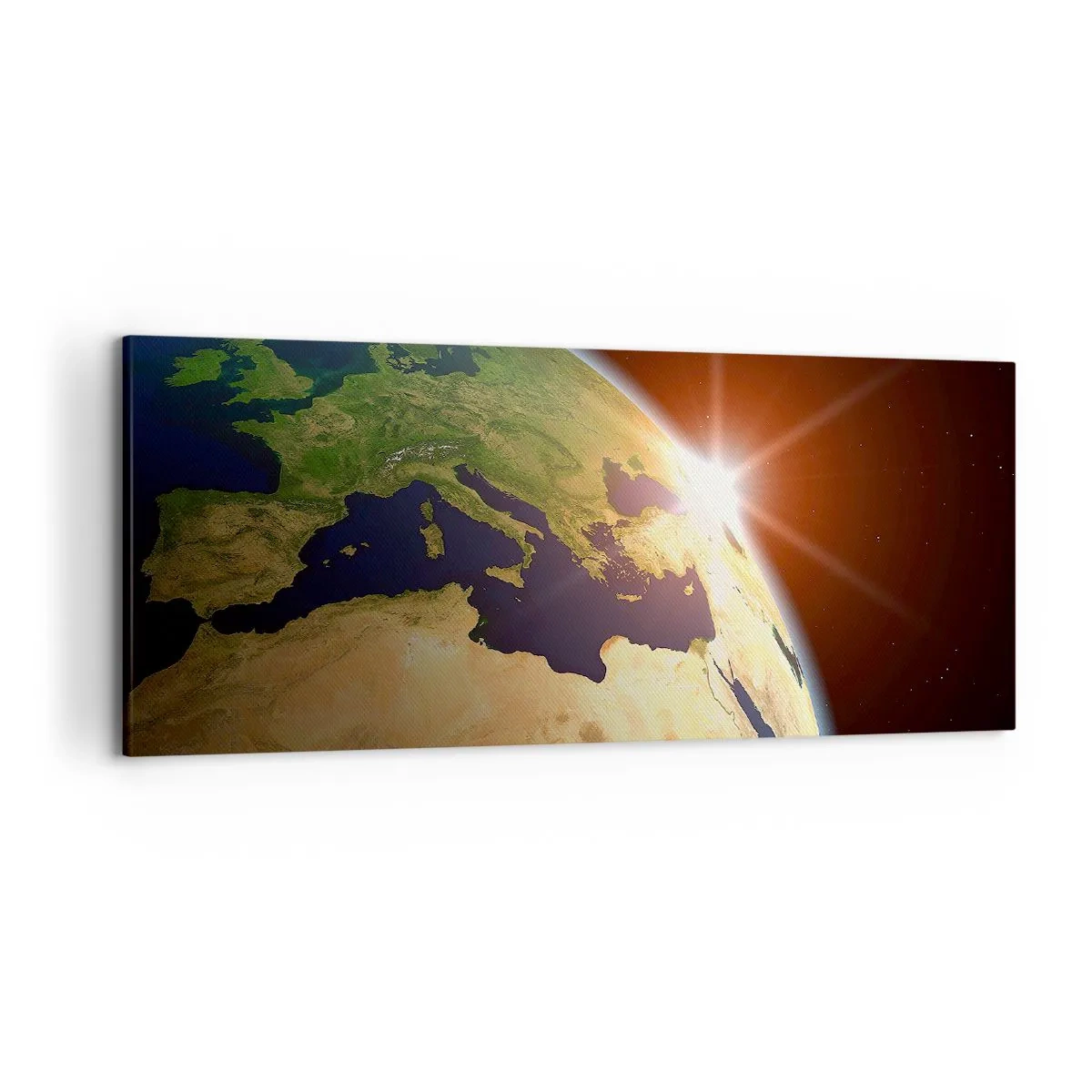 Schilderen op canvas - Zonsopgang - 120x50 cm