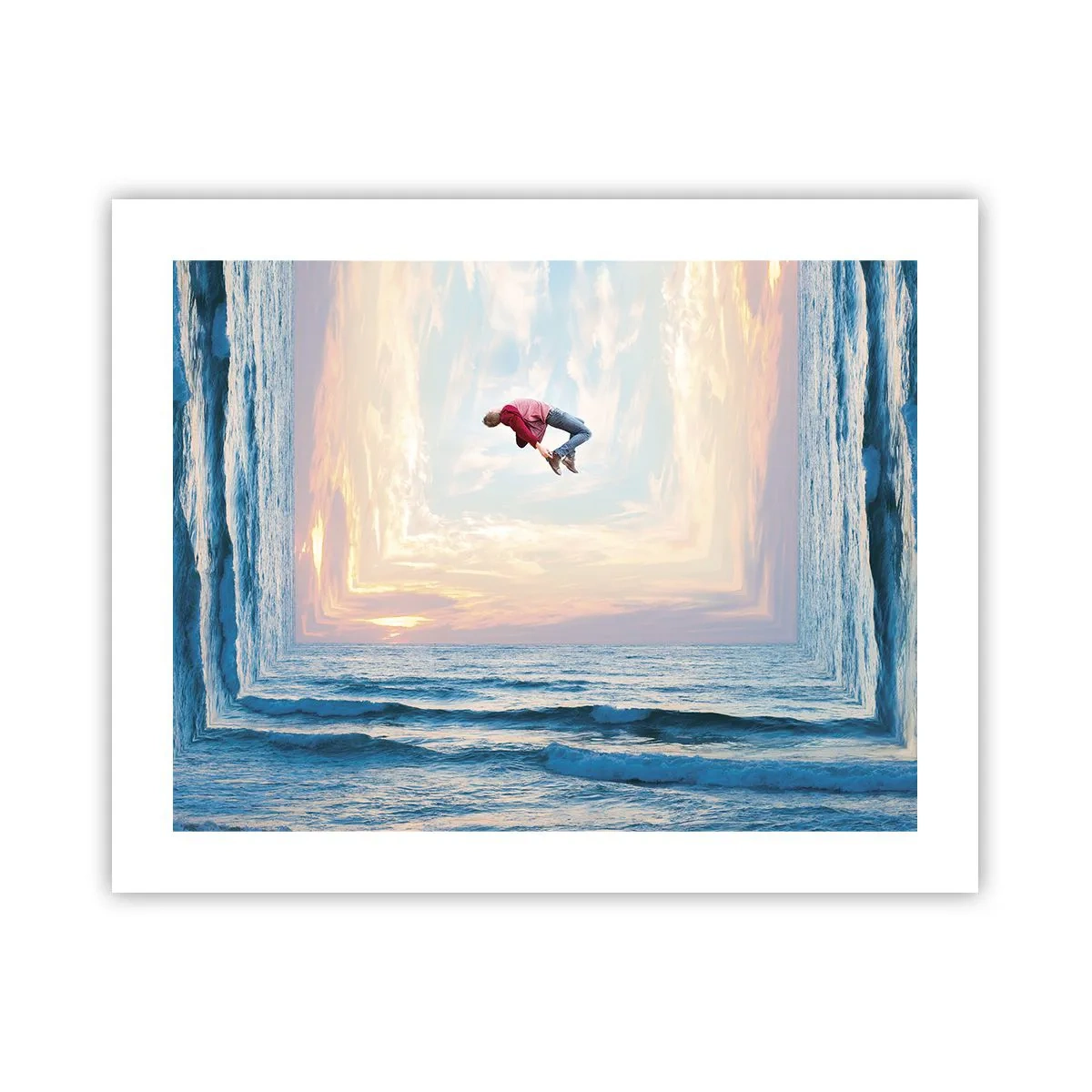 Poster - Naar een andere dimensie - 50x40 cm
