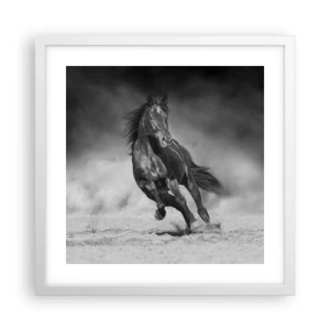 Poster in een witte lijst - De emir zelf waardig - 40x40 cm