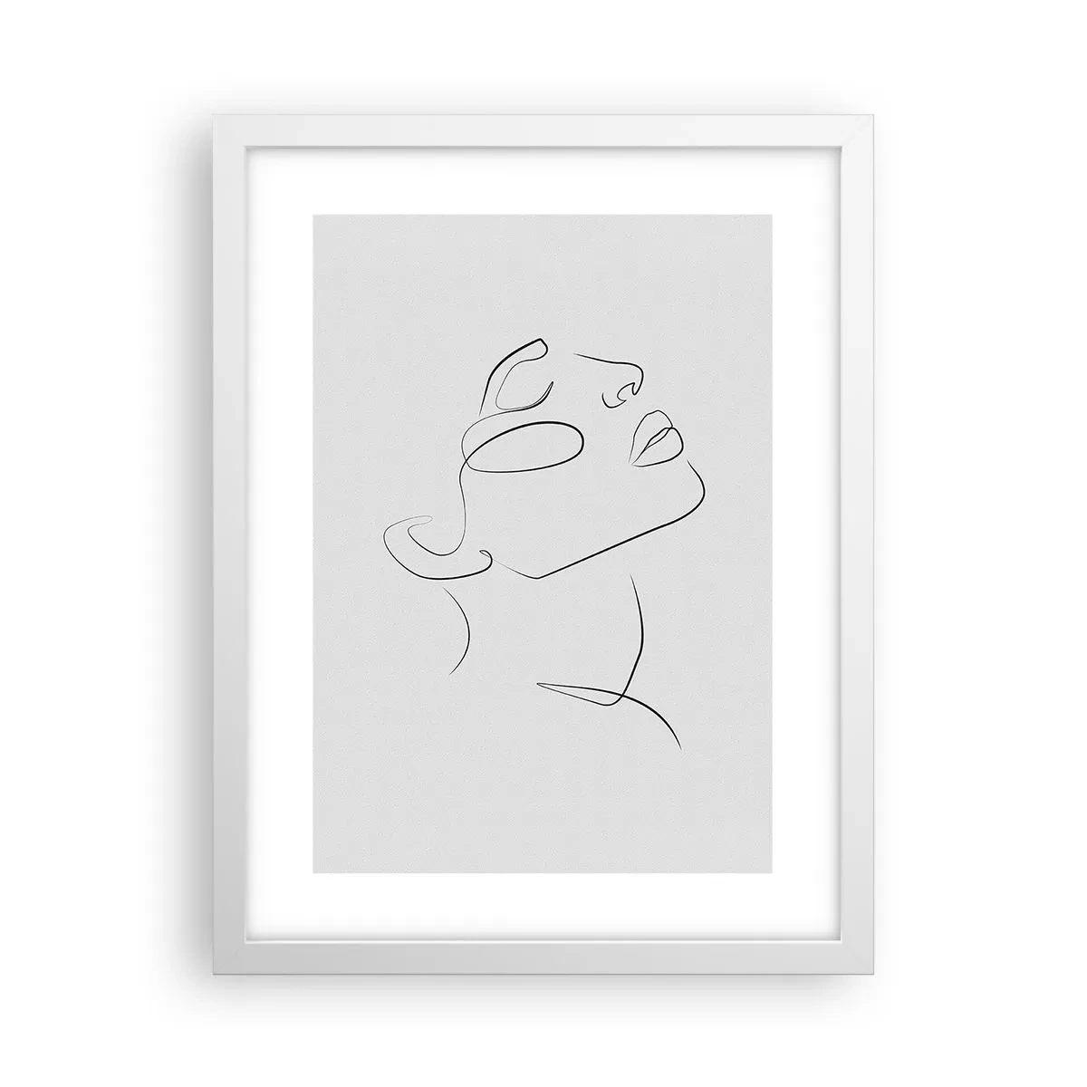 Poster in een witte lijst - De wendingen van dromen - 30x40 cm