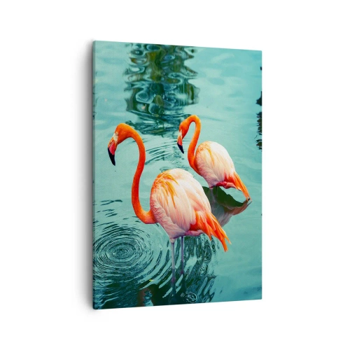 Schilderen op canvas - We zijn nu in de mode - 50x70 cm