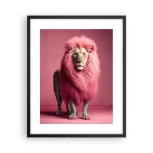 Poster in een zwarte lijst - En je bent niet meer bang - 40x50 cm