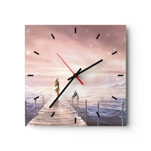 Wandklok - Klok - In het licht van een droom - 30x30 cm