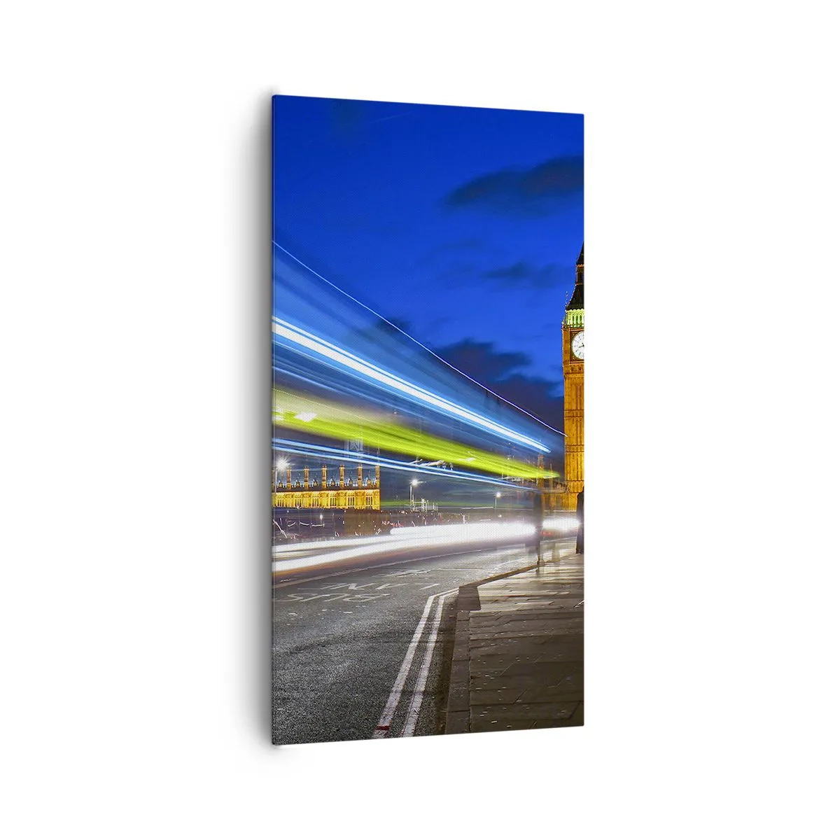 Schilderen op canvas - Onder toeziend oog van Big Ben - 65x120 cm