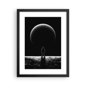 Poster in een zwarte lijst - Oog in oog - 30x40 cm