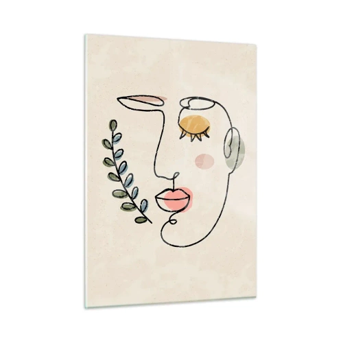 Schilderen op glas - Vrede gevonden - 50x70 cm