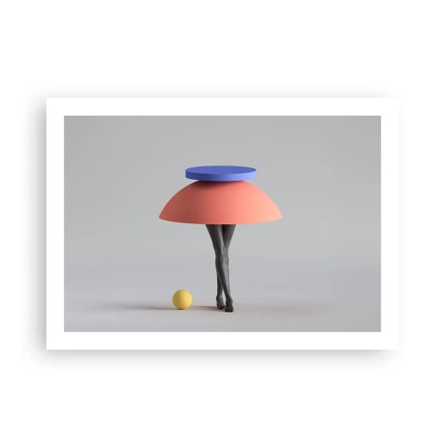 Poster - Surrealistische compositie - 70x50 cm