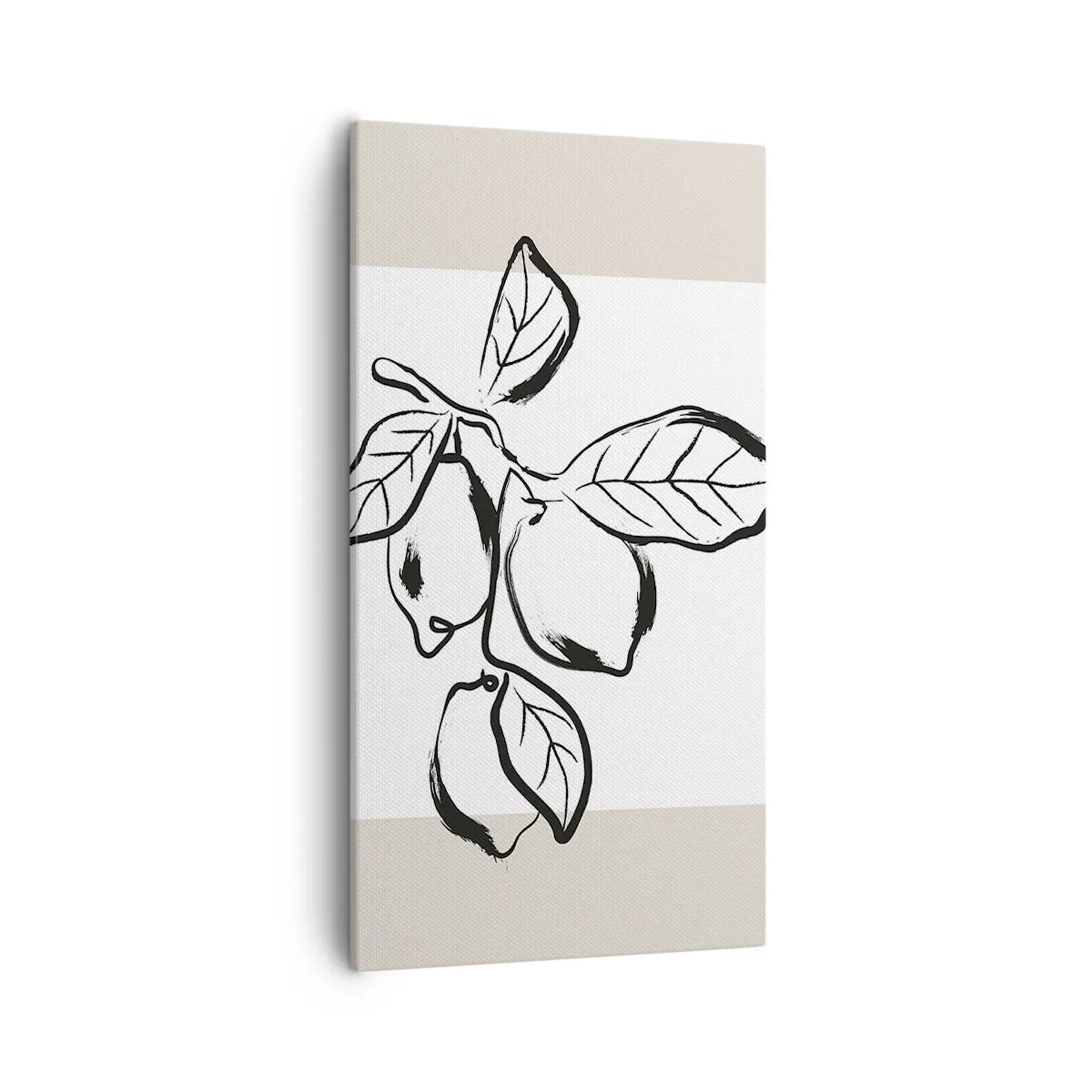 Schilderen op canvas - Waar de citroen rijpt... - 55x100 cm