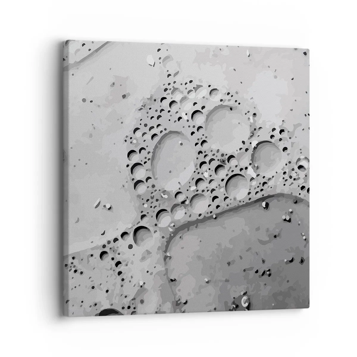 Schilderen op canvas - Schuimspoor - 30x30 cm