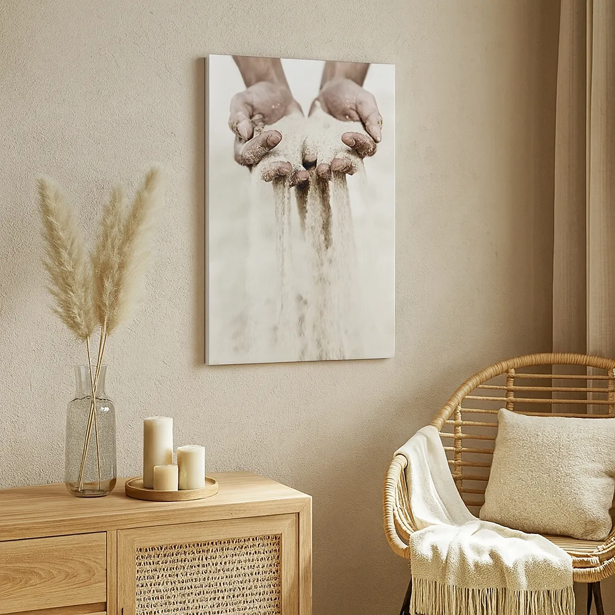 Schilderen op canvas - Met deze handen… - 50x70 cm