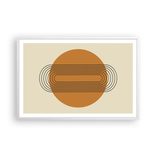 Poster in een witte lijst - Perfect plan - 91x61 cm