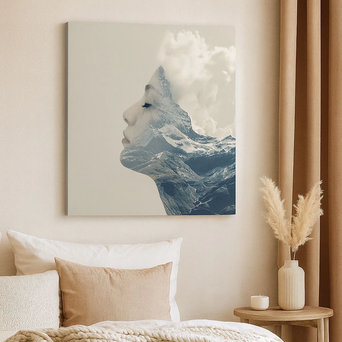 Schilderen op canvas - De schoonheid van de elementen - 30x30 cm