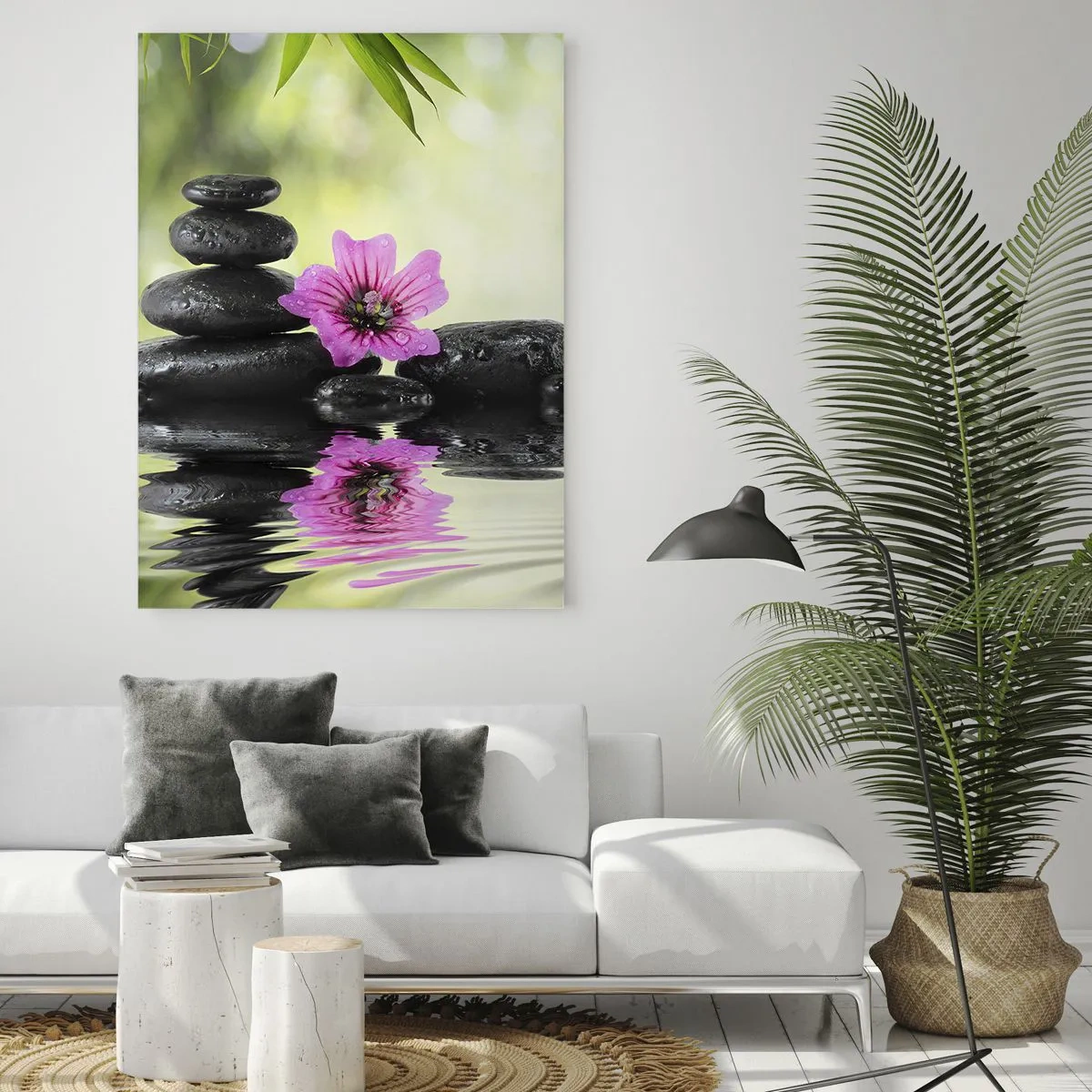 Schilderen op glas - Tijd voor de ziel - 50x70 cm