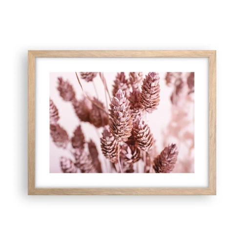 Een poster in een licht eiken lijst - Schijnbaar onopvallend - 40x30 cm